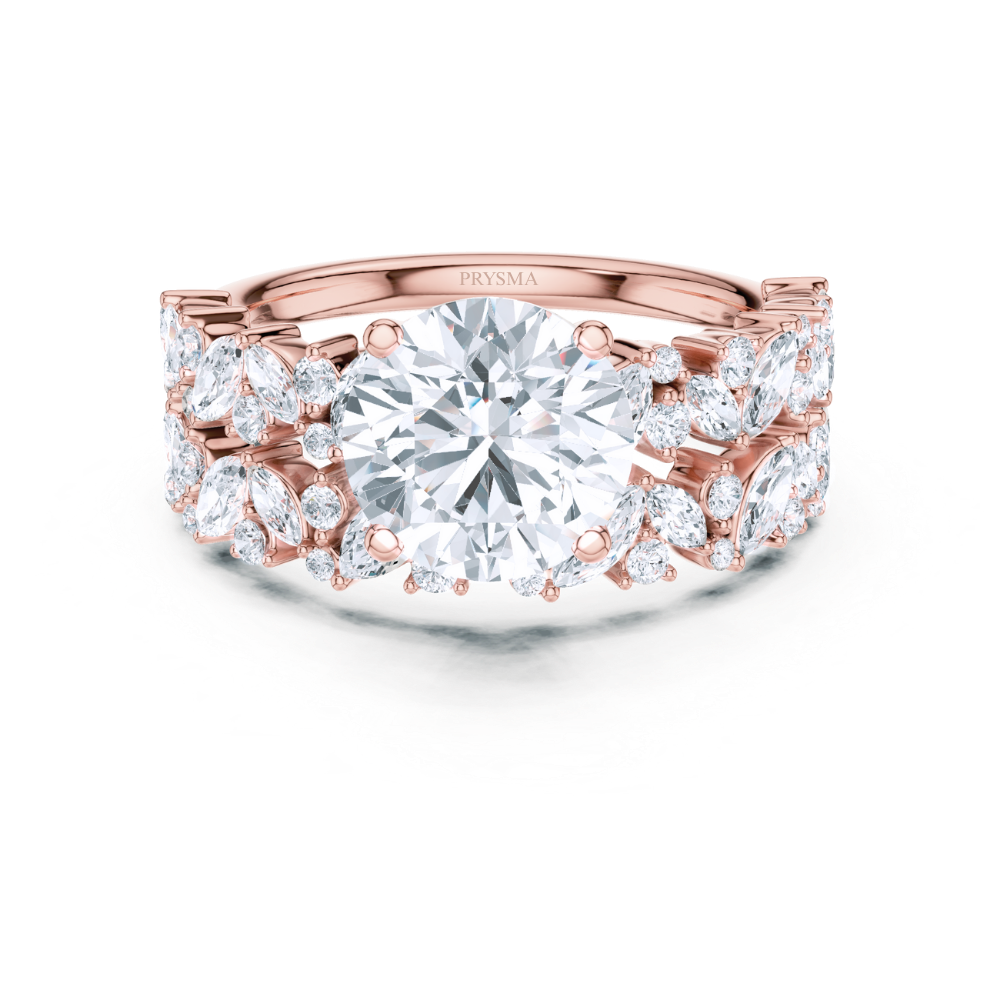 Regalia Marquise & Round Diamond Statement Ring