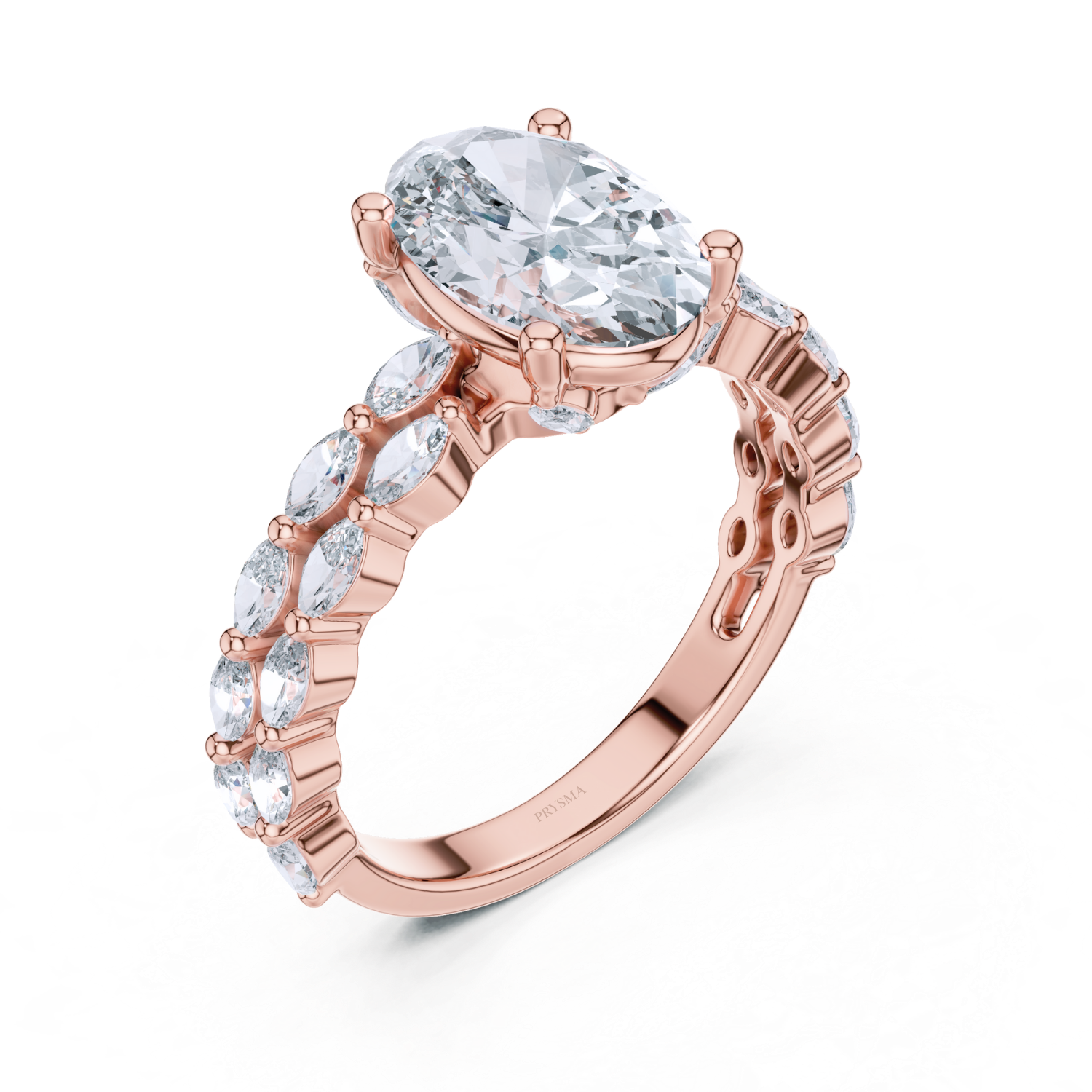 Oval-Cut Diamond Eternity Ring