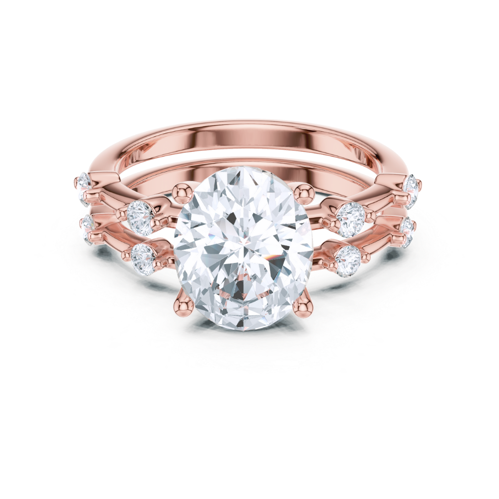 Solstice Double Band Halo Ring