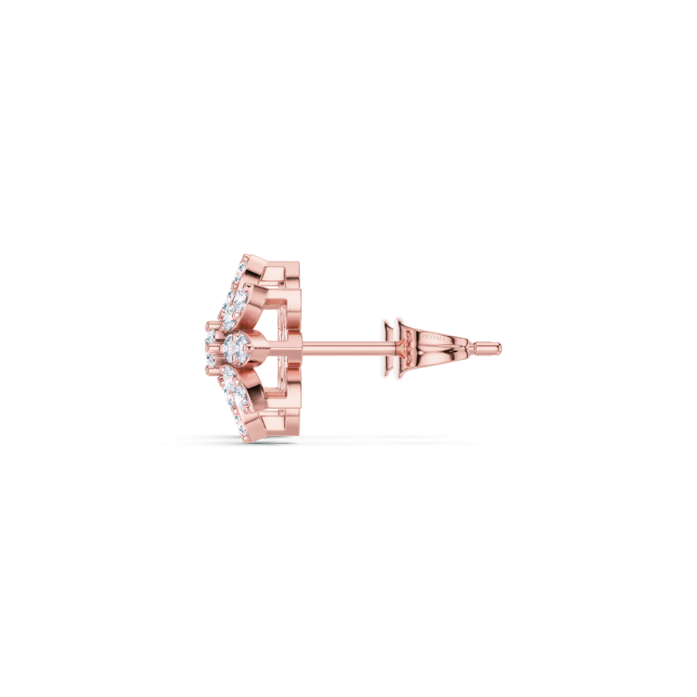Daisy Bloom Diamond Floral Studs