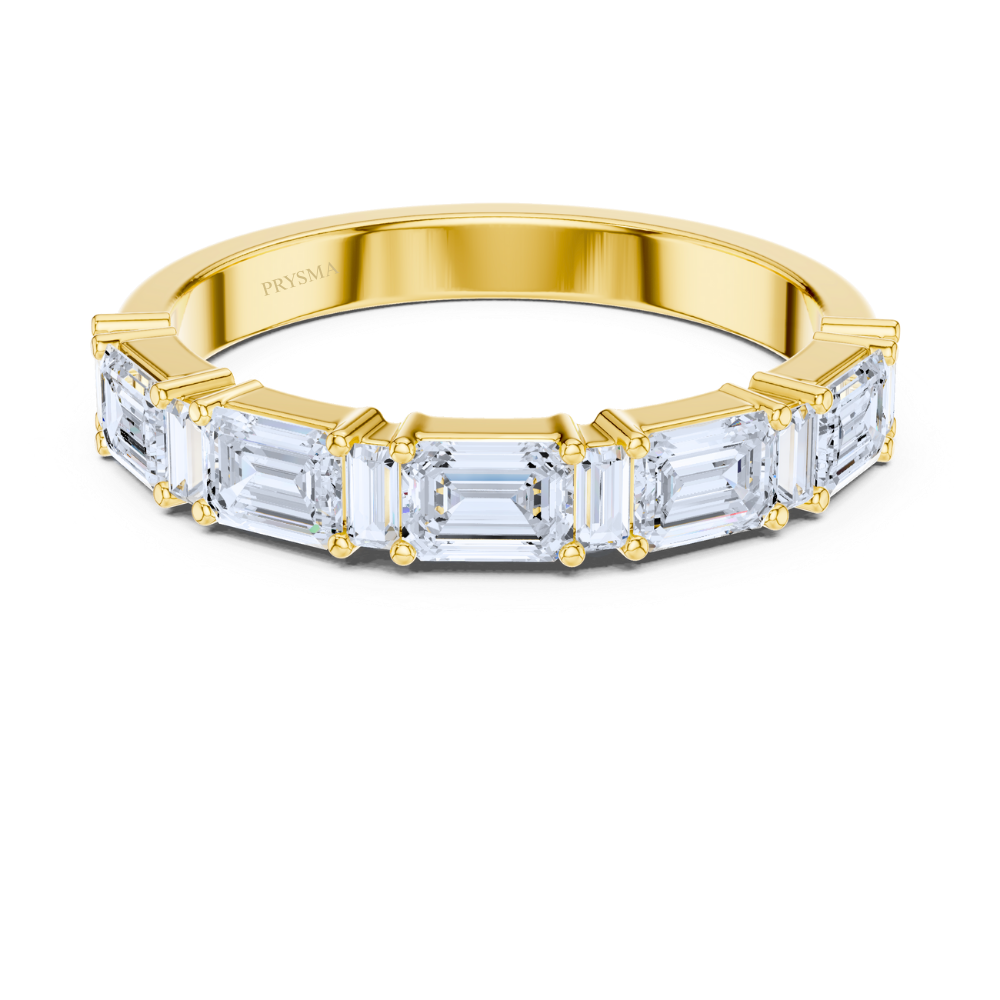 Emerald-Cut Diamond Eternity Ring