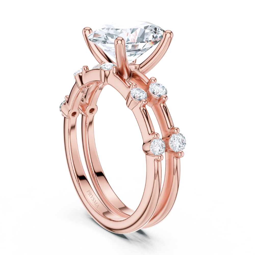 Solstice Double Band Halo Ring