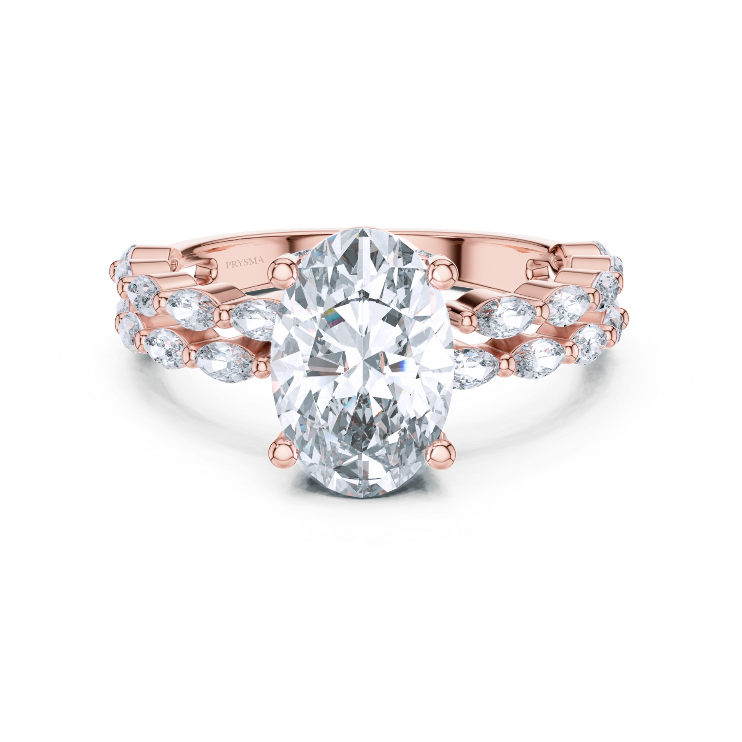 Oval-Cut Diamond Eternity Ring