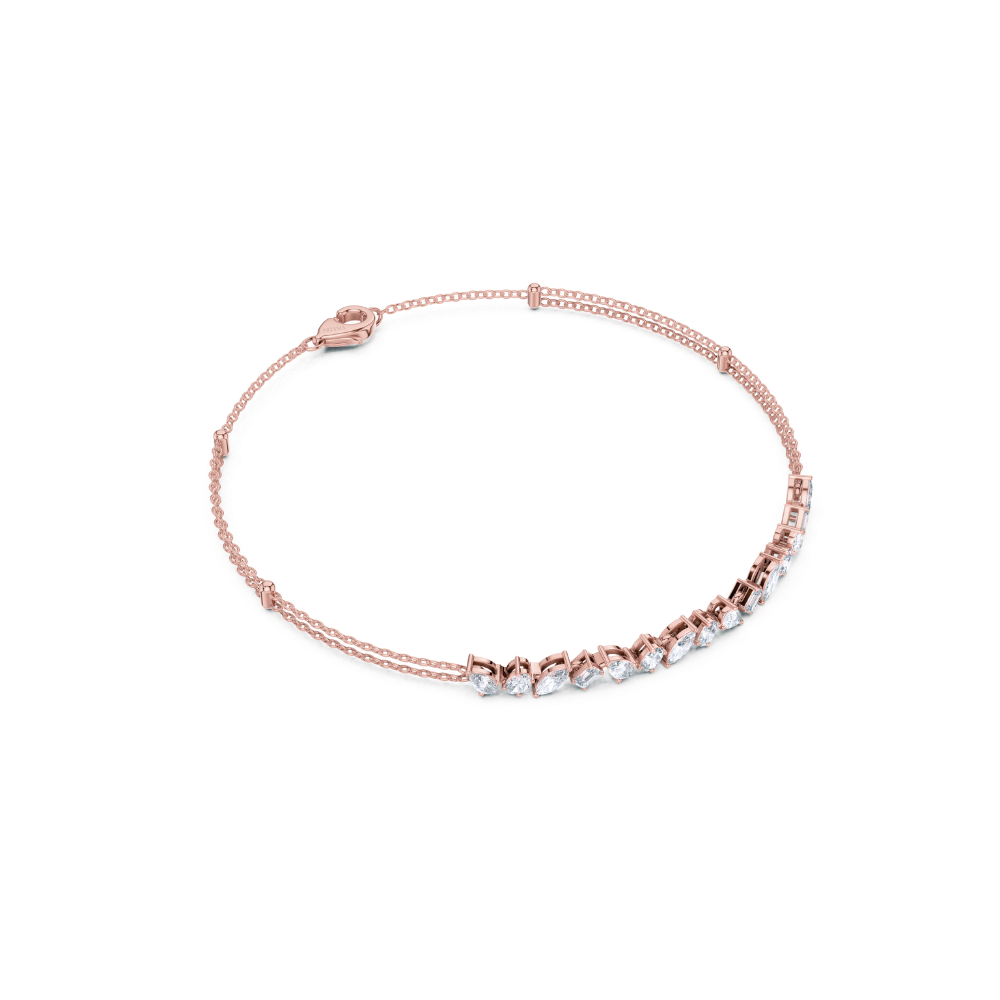 Radiant Harmony Mixed-Cut Bracelet