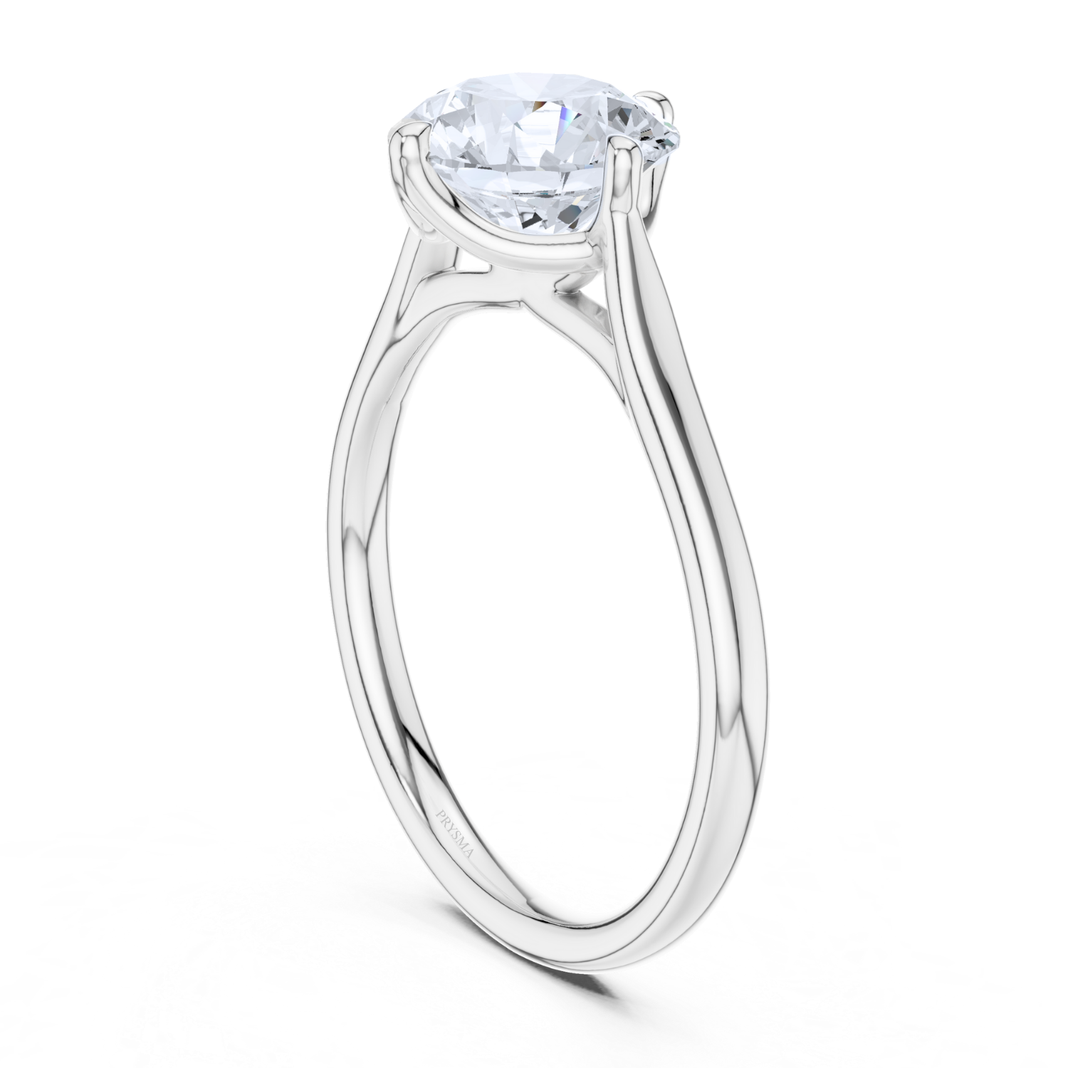 Petite Cathedral Solitaire Ring