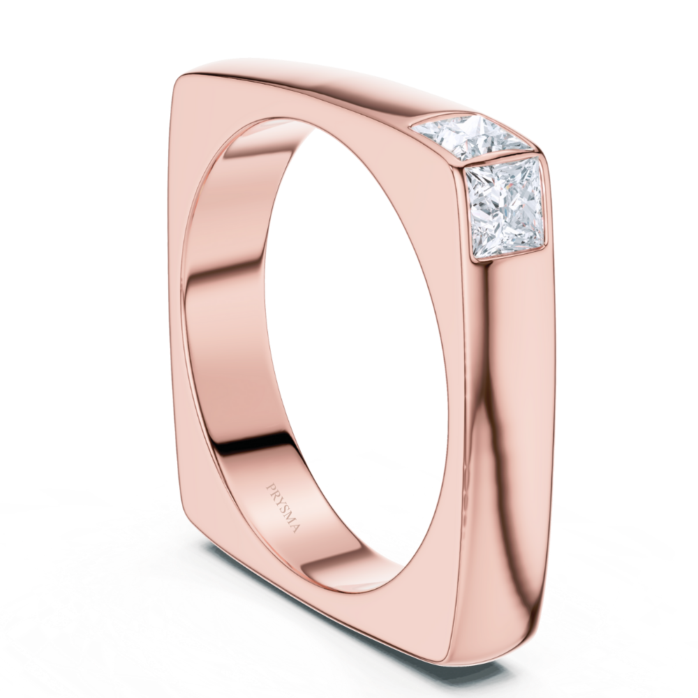 Modern Edge Princess Ring