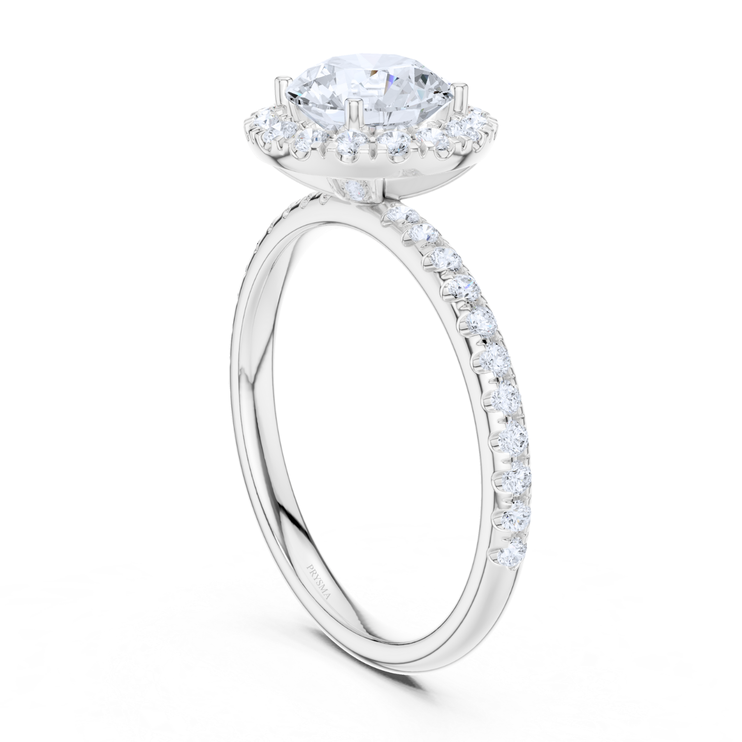 Luminelle Round Halo Ring