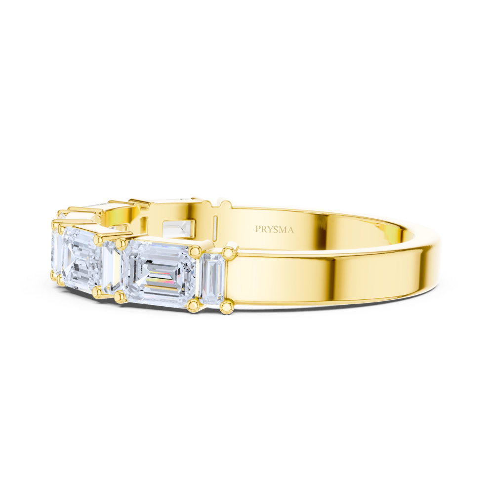 Emerald-Cut Diamond Eternity Ring