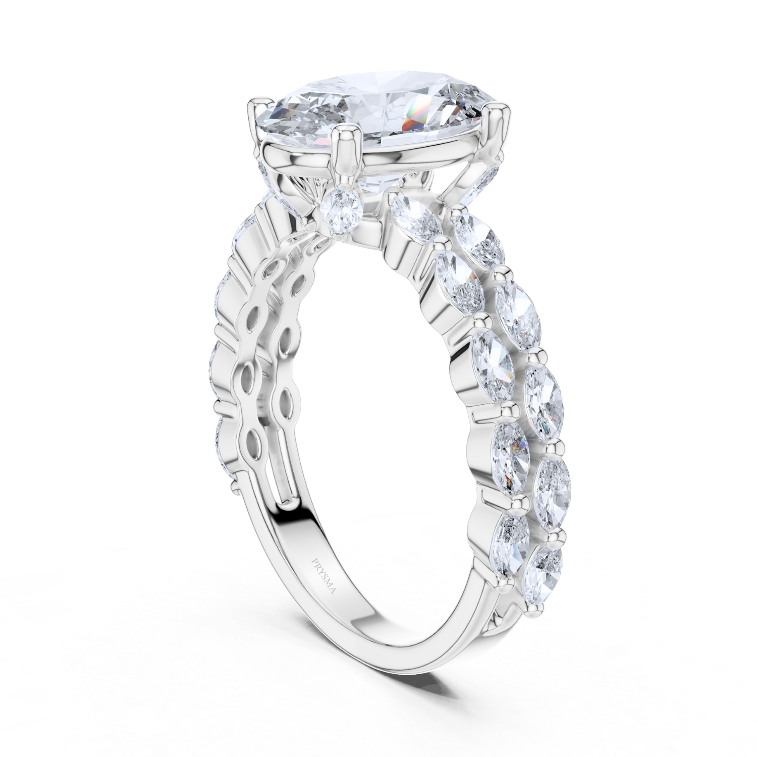 Oval-Cut Diamond Eternity Ring