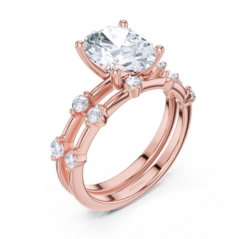 Solstice Double Band Halo Ring