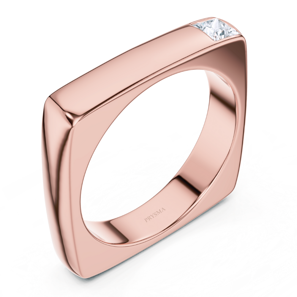 Modern Edge Princess Ring
