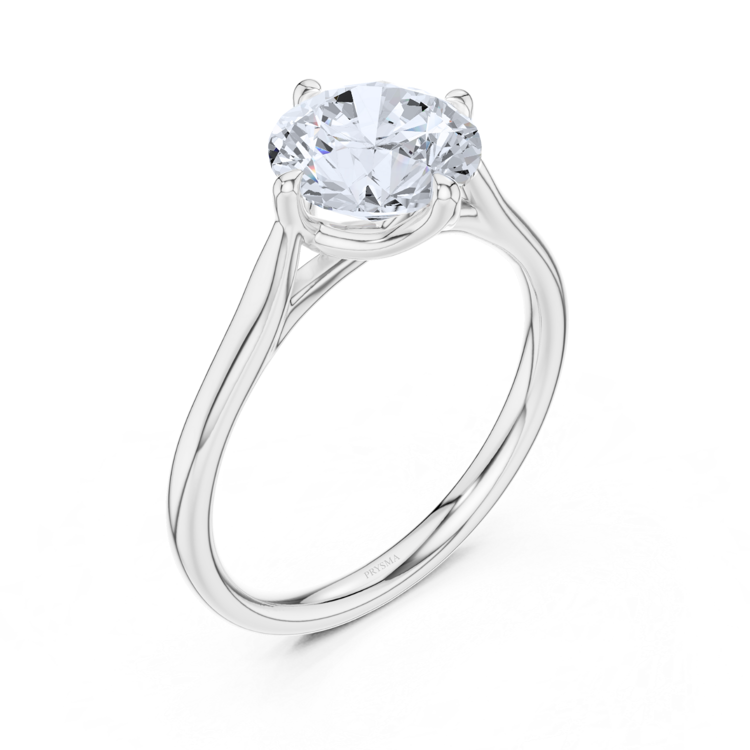 Petite Cathedral Solitaire Ring
