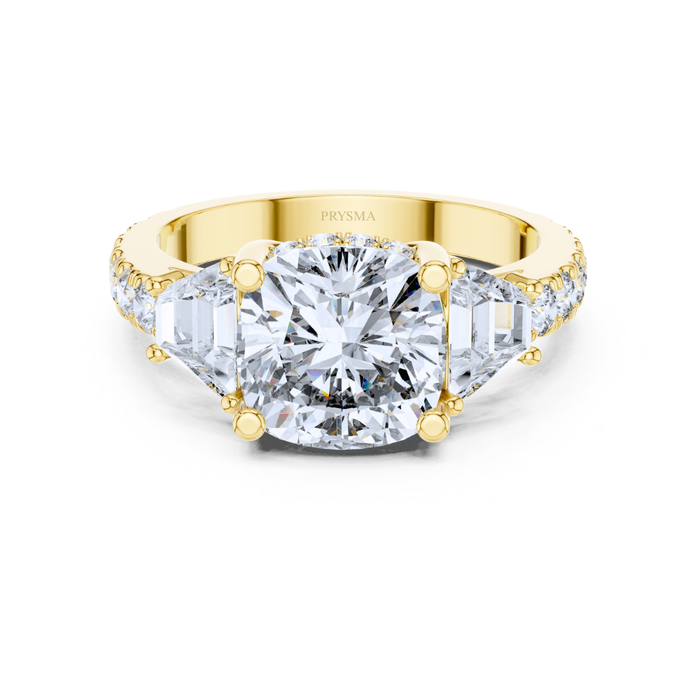 Golden Legacy Three-Stone Ring
