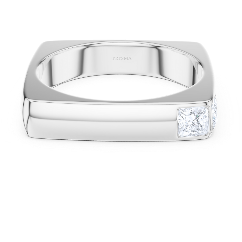 Modern Edge Princess Ring