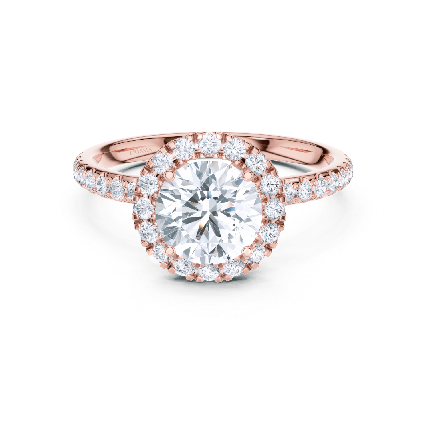 Luminelle Round Halo Ring