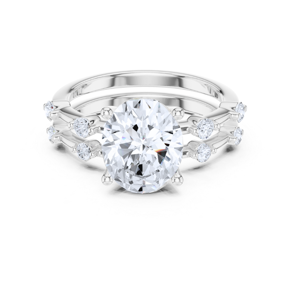 Solstice Double Band Halo Ring