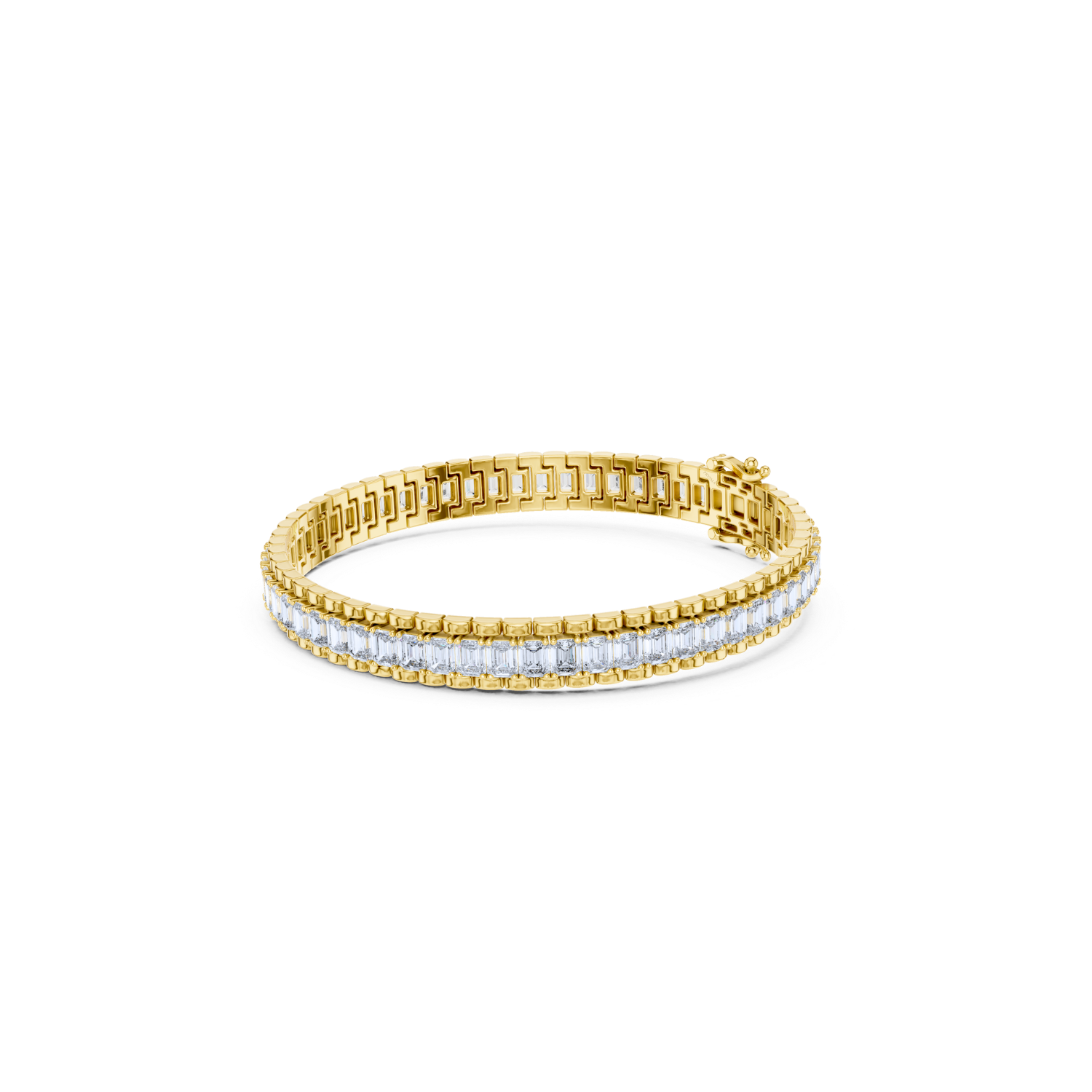 Elegant Emerald Diamond Statement Bracelet