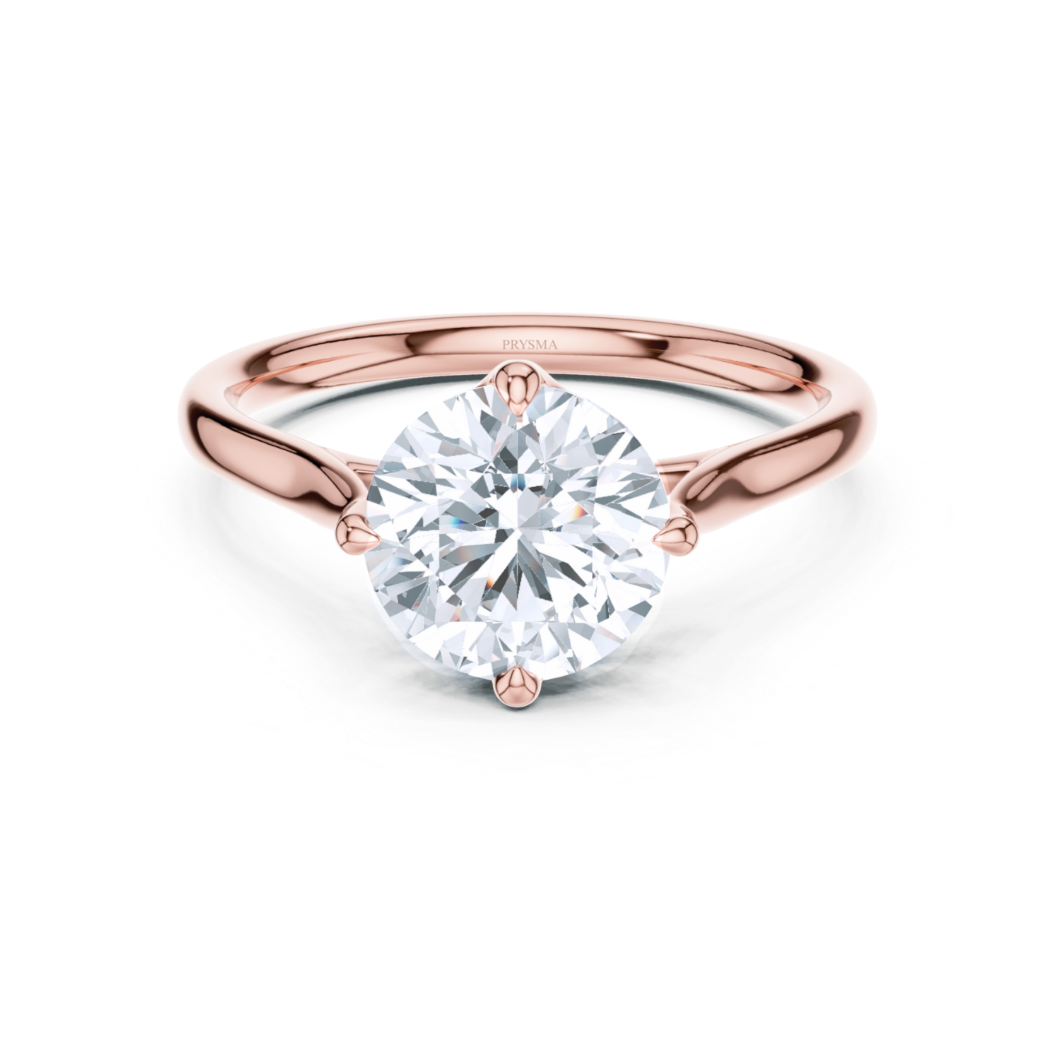 Petite Cathedral Solitaire Ring