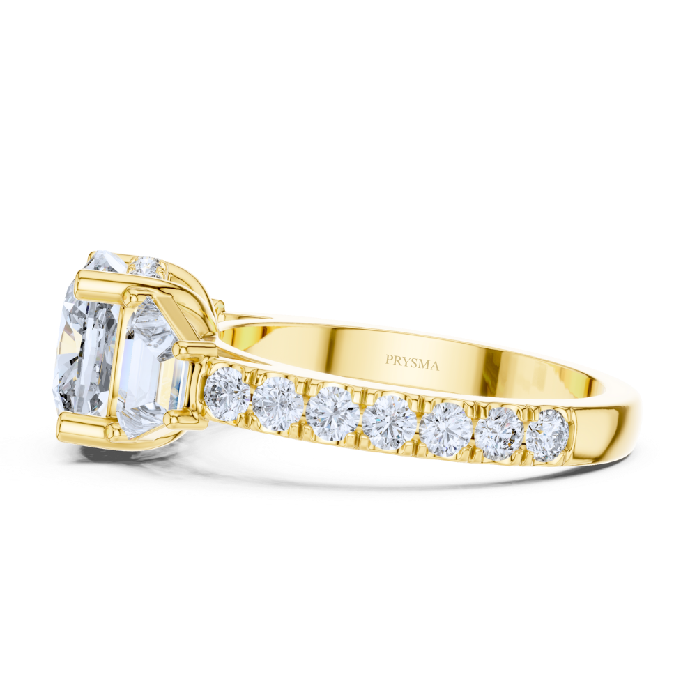 Golden Legacy Three-Stone Ring