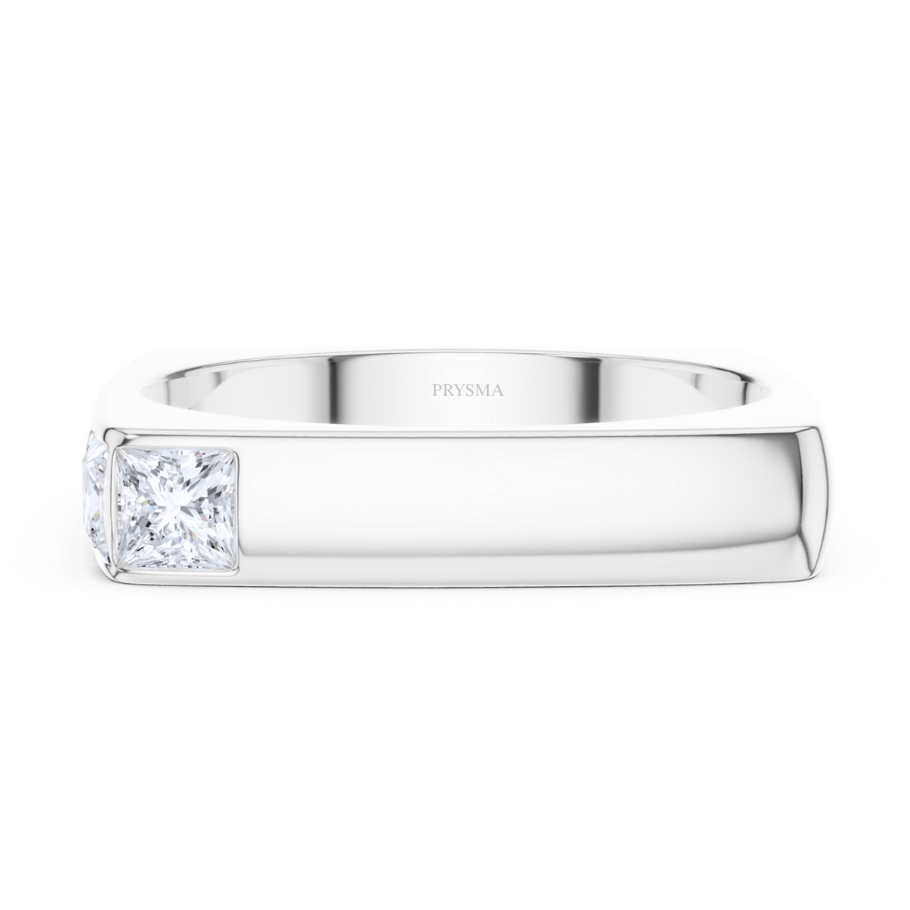 Modern Edge Princess Ring