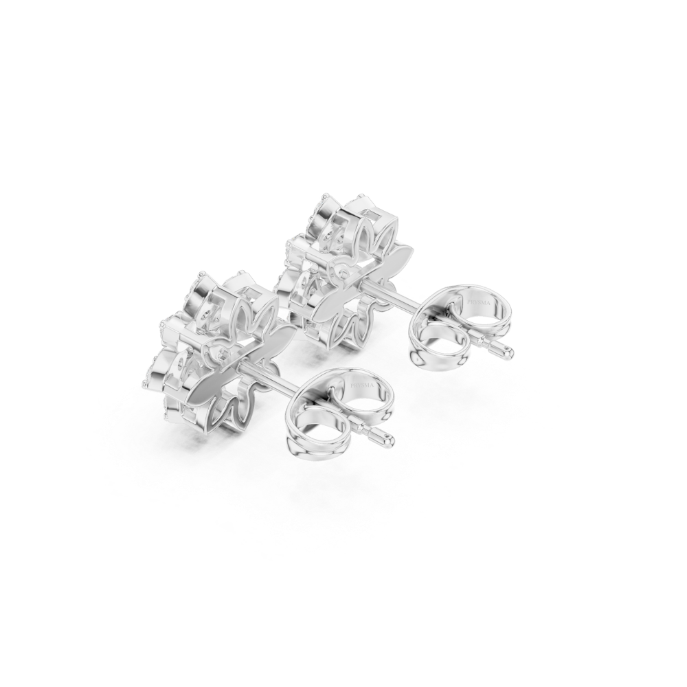 Daisy Bloom Diamond Floral Studs