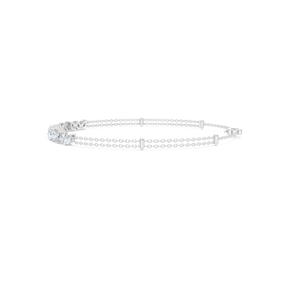 Radiant Harmony Mixed-Cut Bracelet