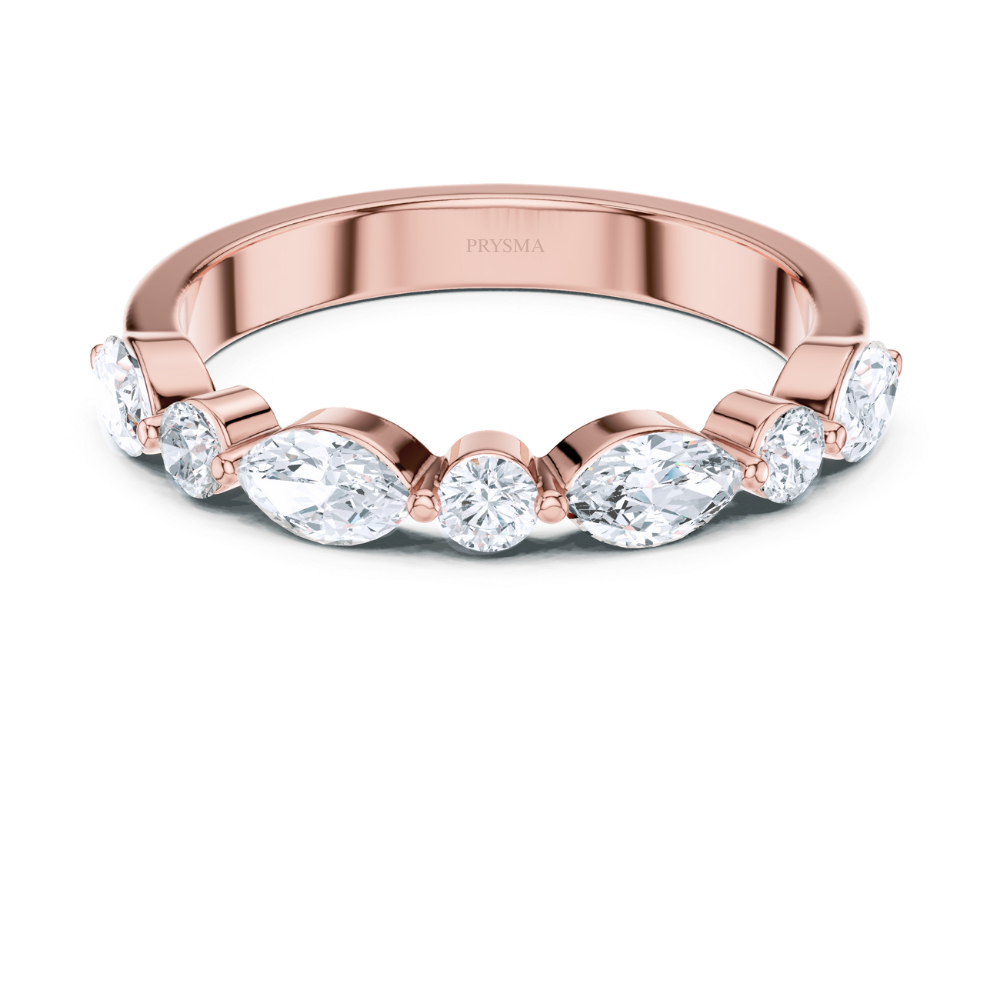 Aurora Marquise  & Round Diamond Ring