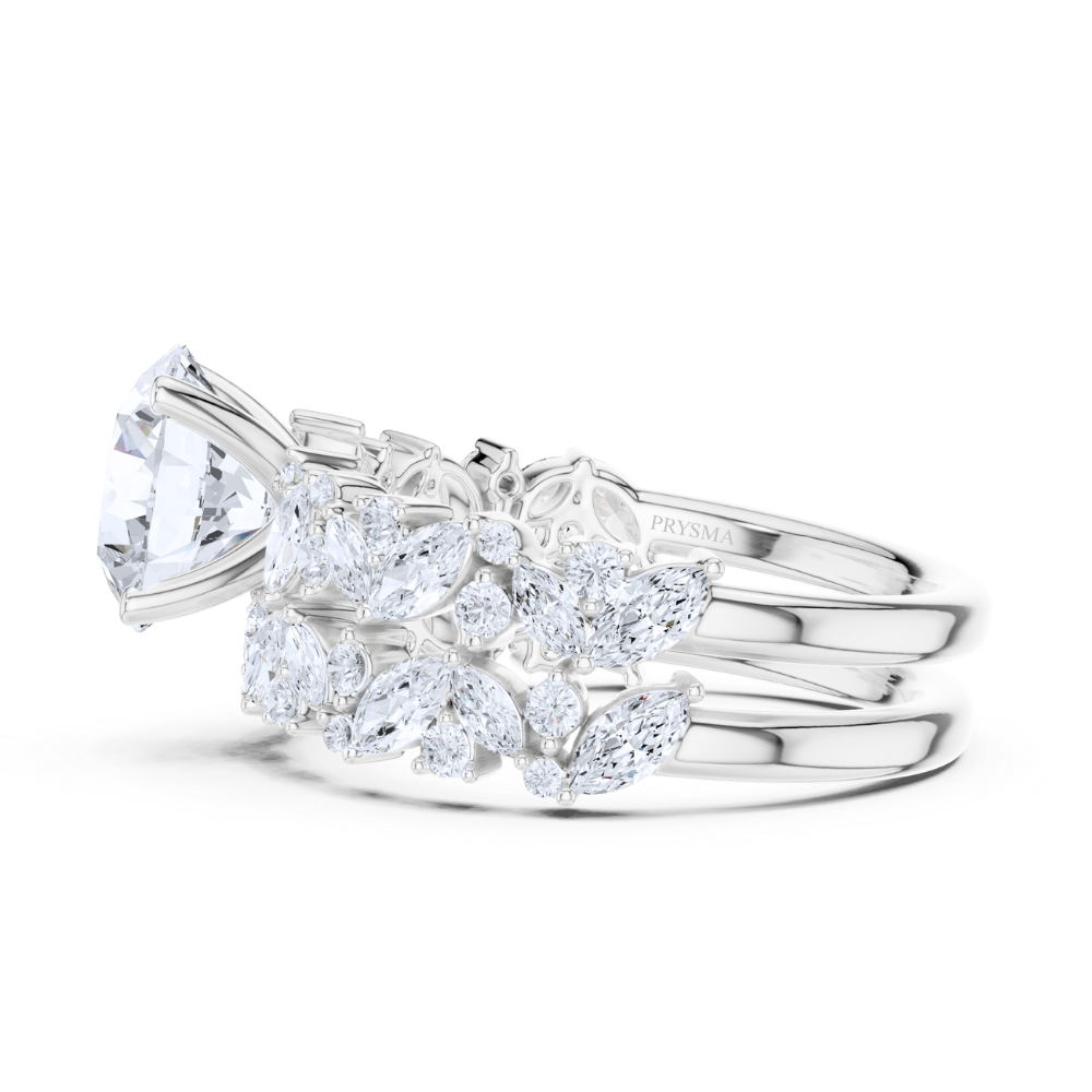 Regalia Marquise & Round Diamond Statement Ring