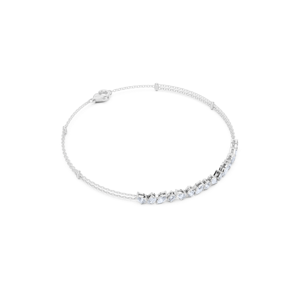 Radiant Harmony Mixed-Cut Bracelet