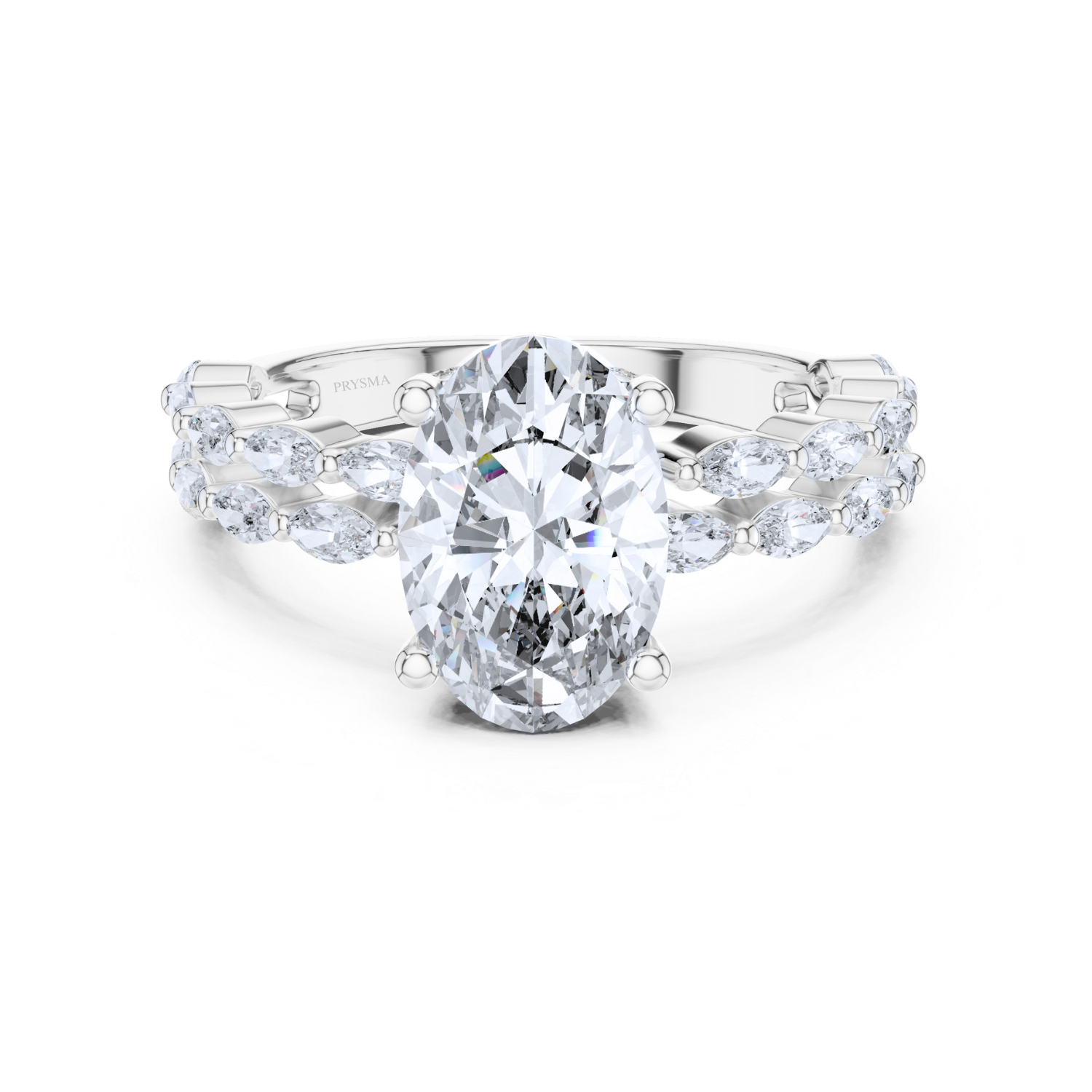 Oval-Cut Diamond Eternity Ring