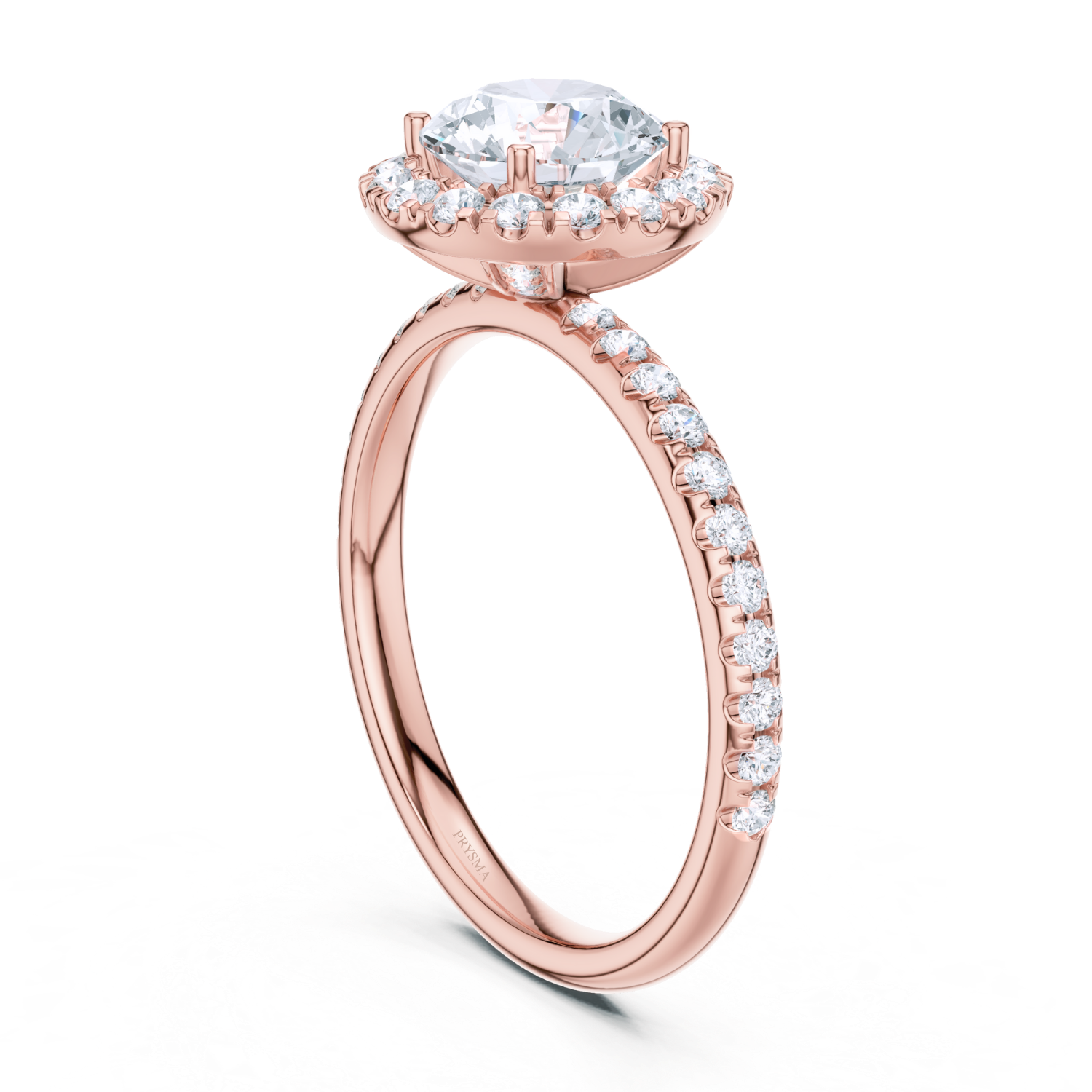 Luminelle Round Halo Ring
