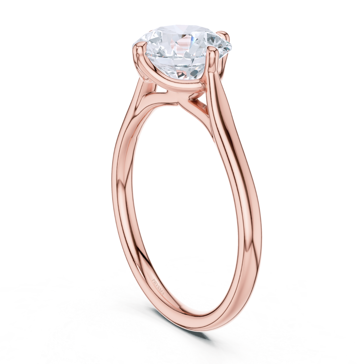 Petite Cathedral Solitaire Ring