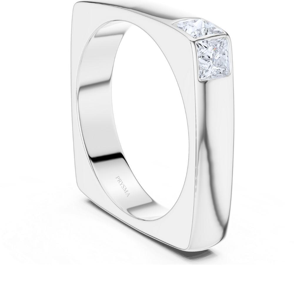 Modern Edge Princess Ring
