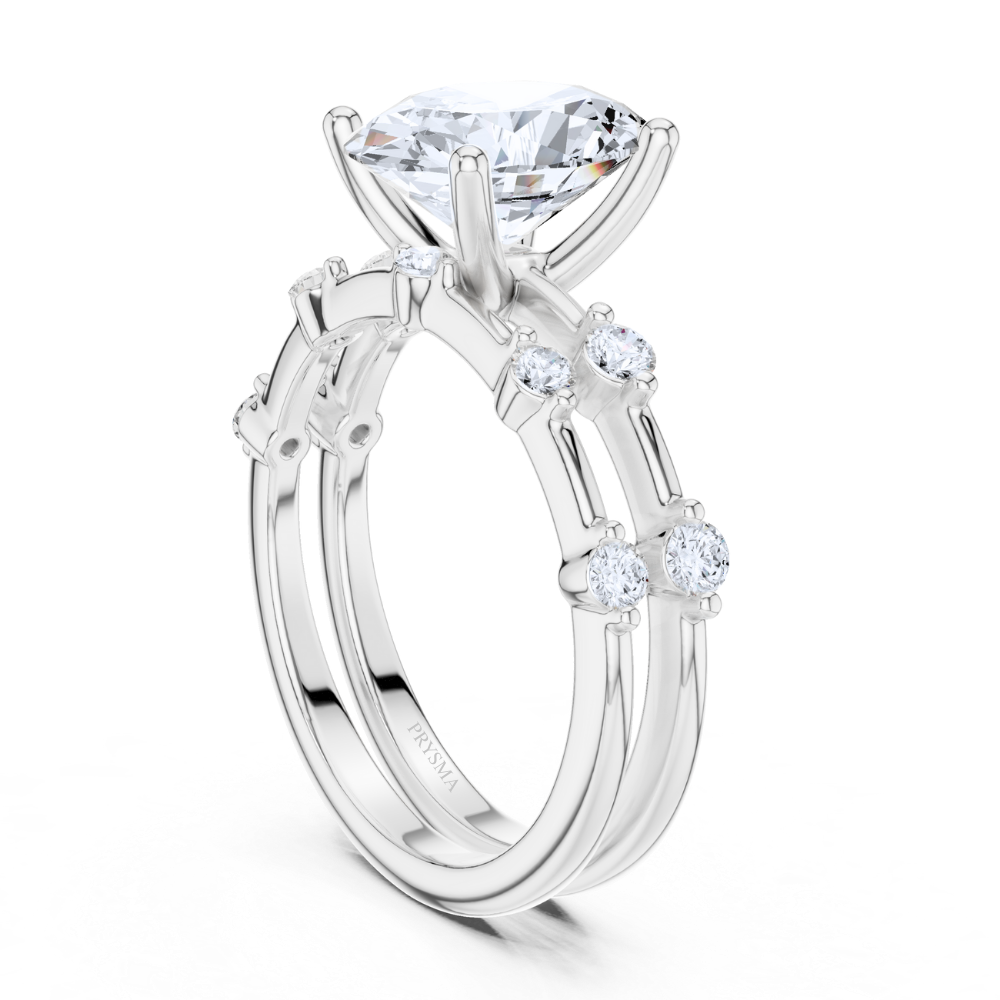 Solstice Double Band Halo Ring