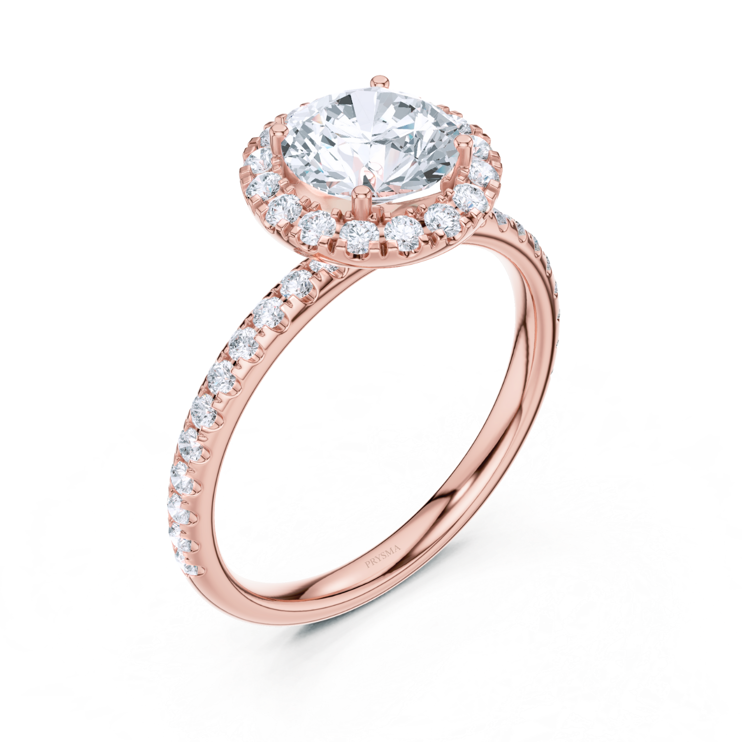 Luminelle Round Halo Ring
