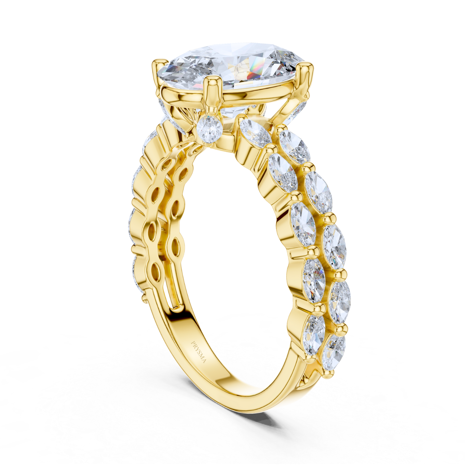 Oval-Cut Diamond Eternity Ring