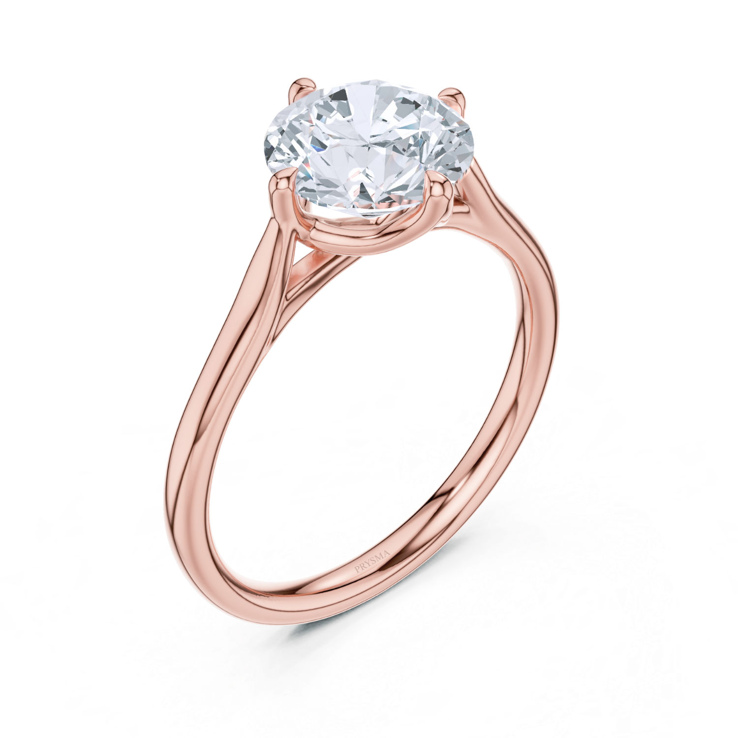 Petite Cathedral Solitaire Ring