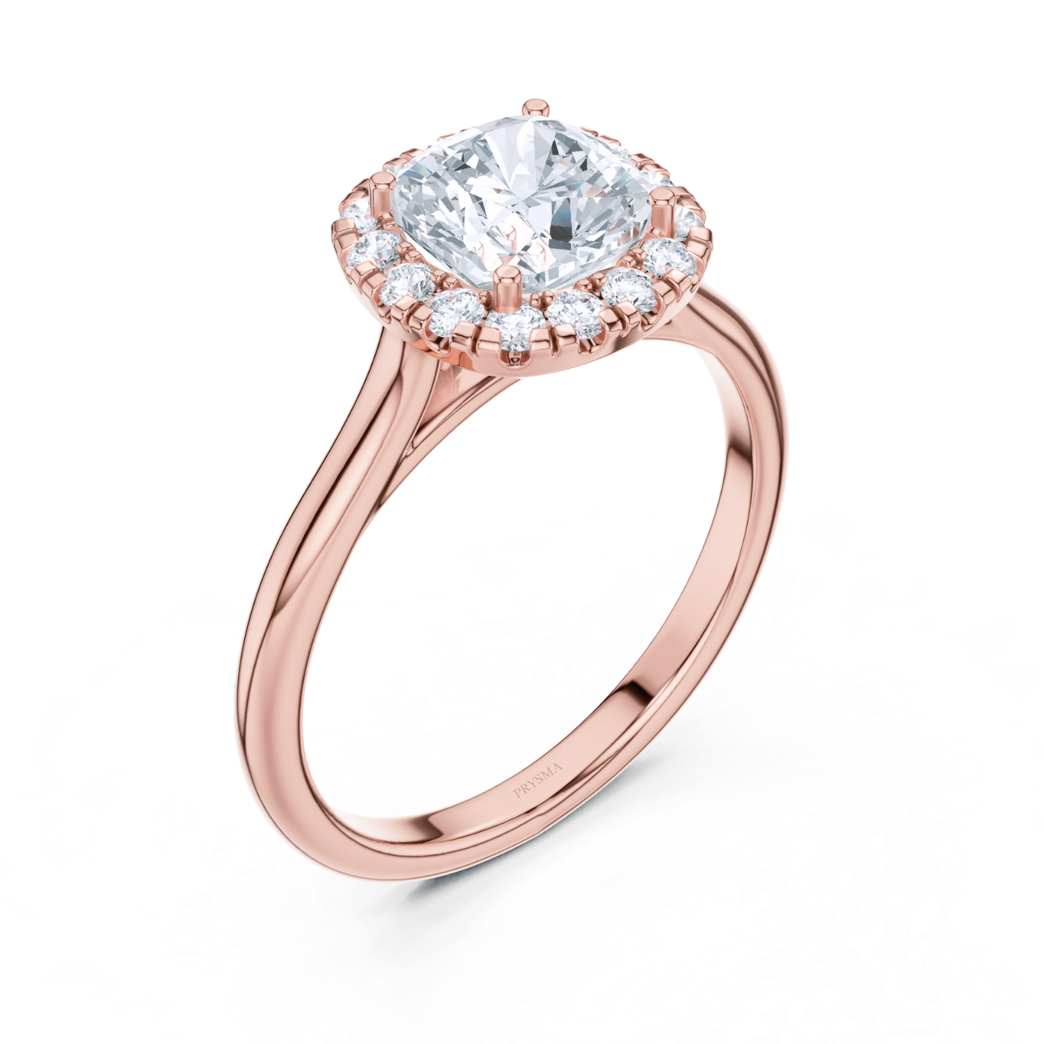 Cushion Halo Diamond Ring