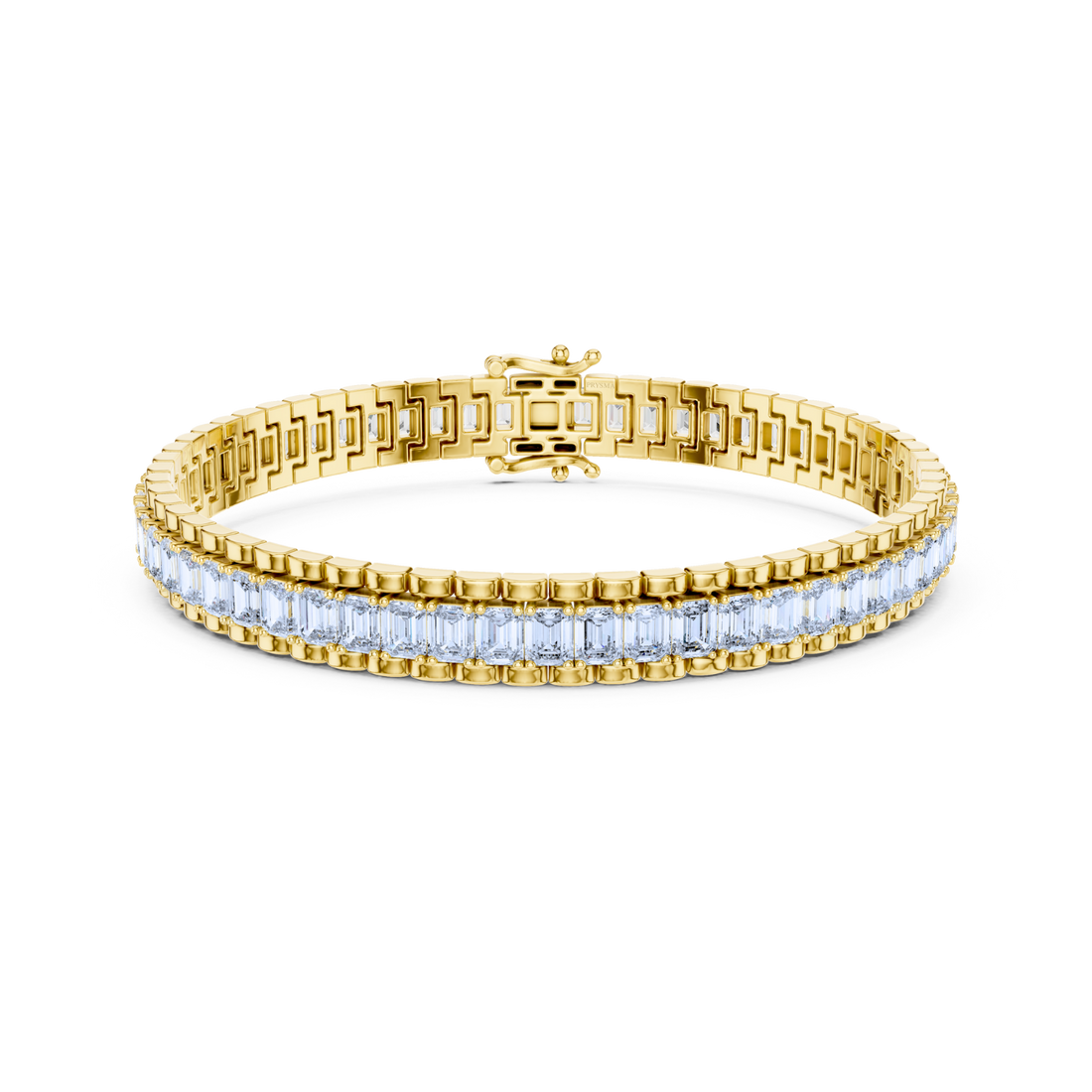 Elegant Emerald Diamond Statement Bracelet