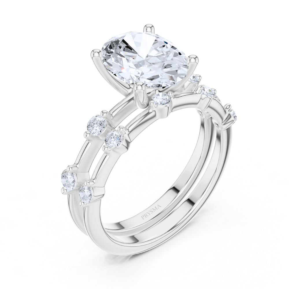 Solstice Double Band Halo Ring