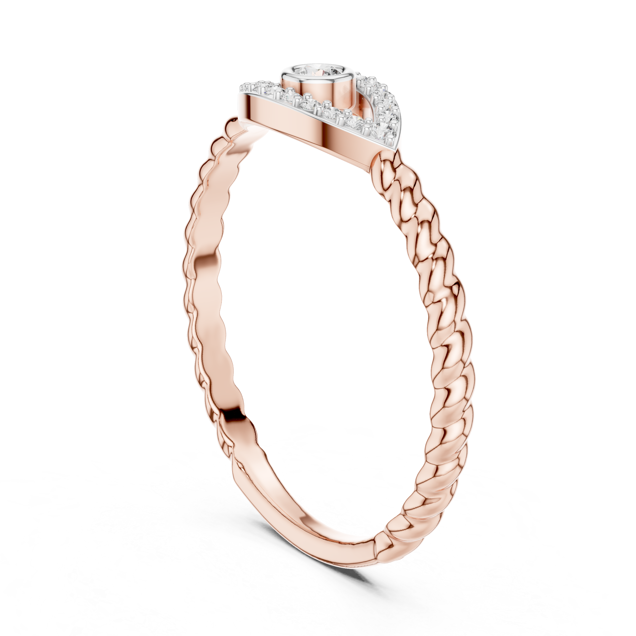 Evil Eye Diamond Ring