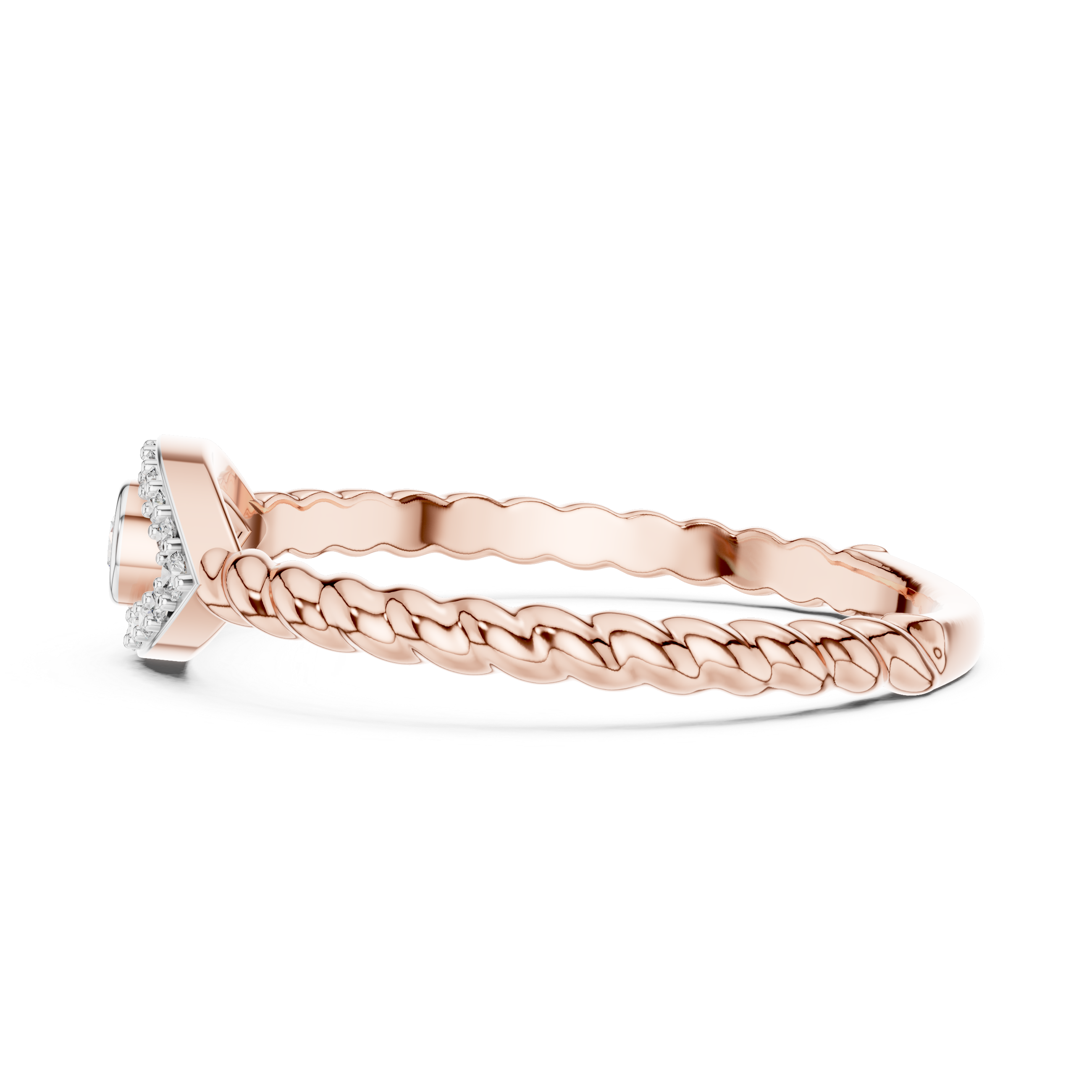 Evil Eye Diamond Ring