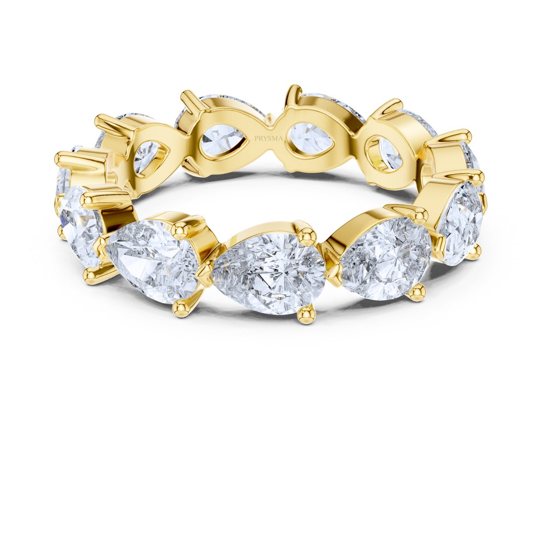 Eterna Pear Diamond Band