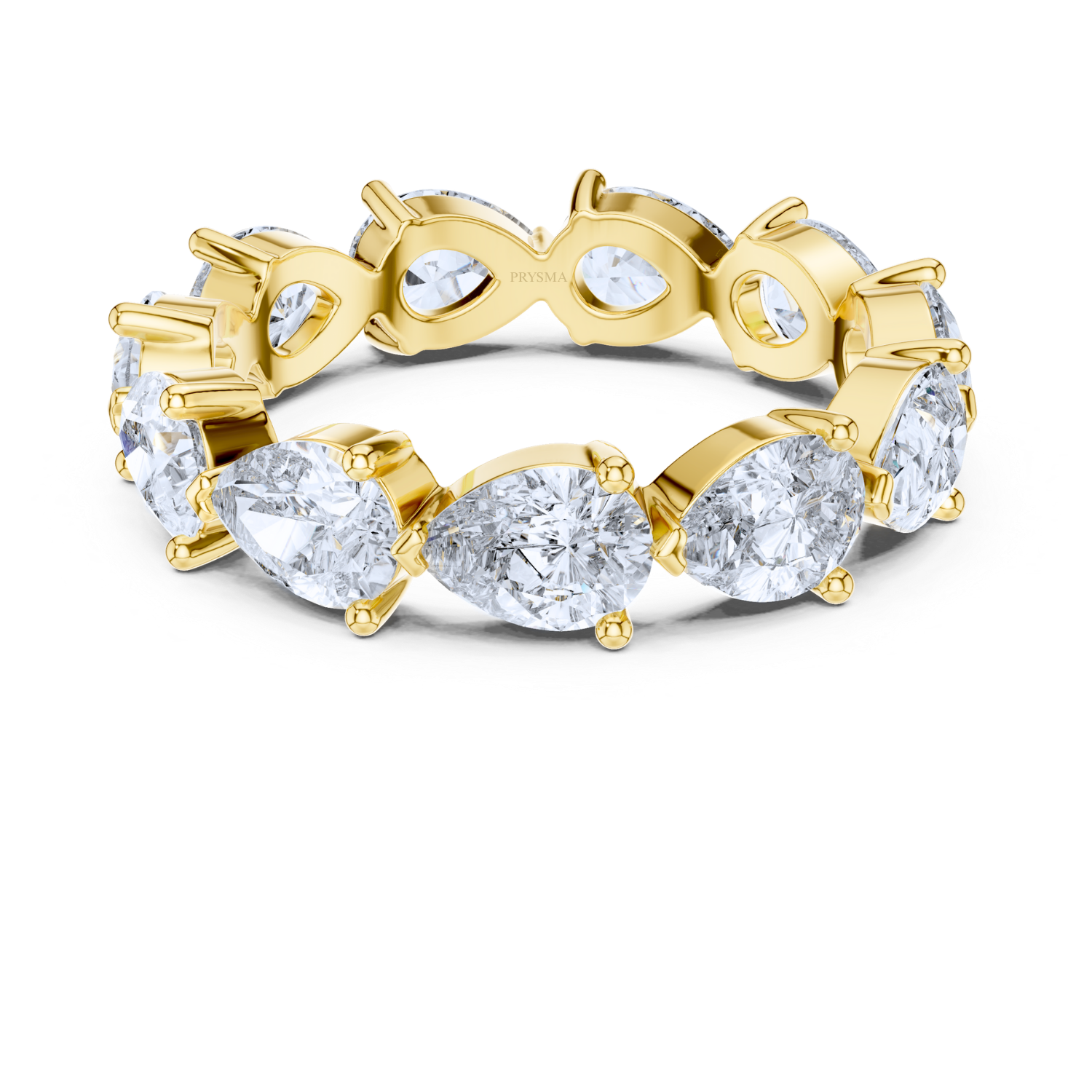 Eterna Pear Diamond Band