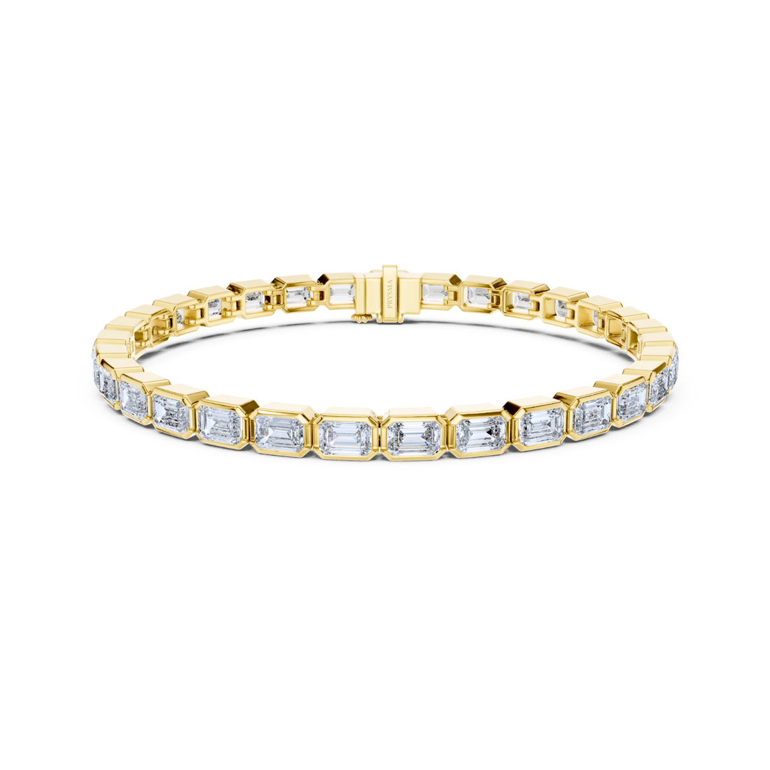 Emerald-Cut Diamond Tennis Bracelet