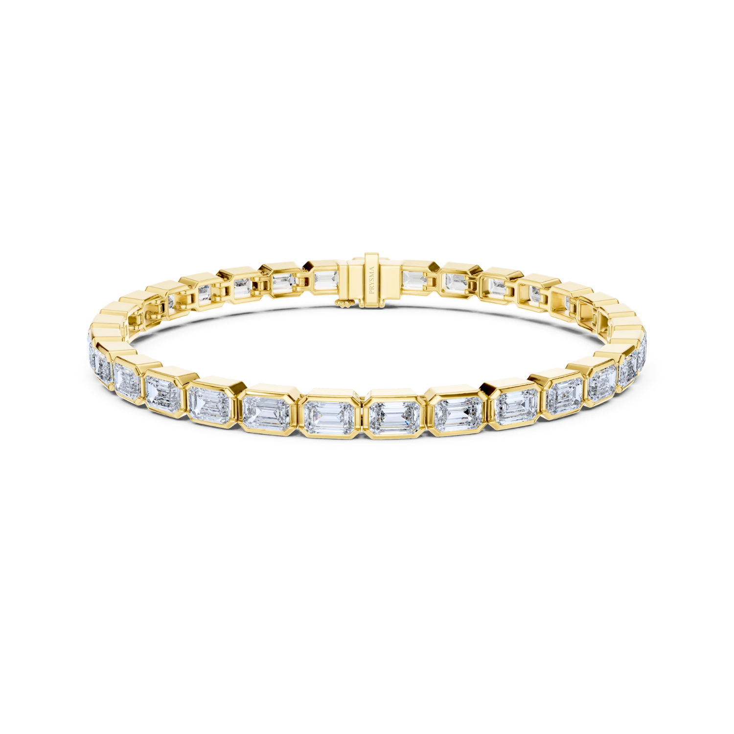 Emerald-Cut Diamond Tennis Bracelet
