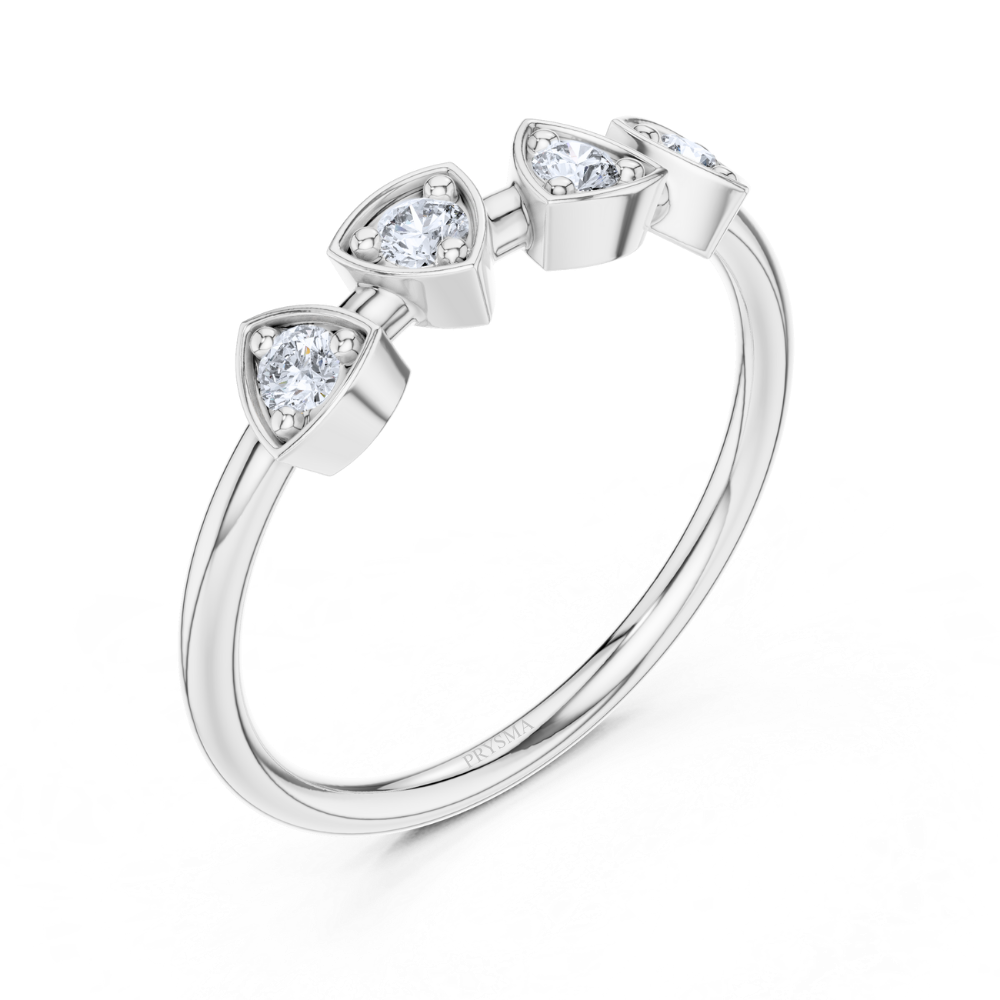 Trinity Gleam Diamond Ring