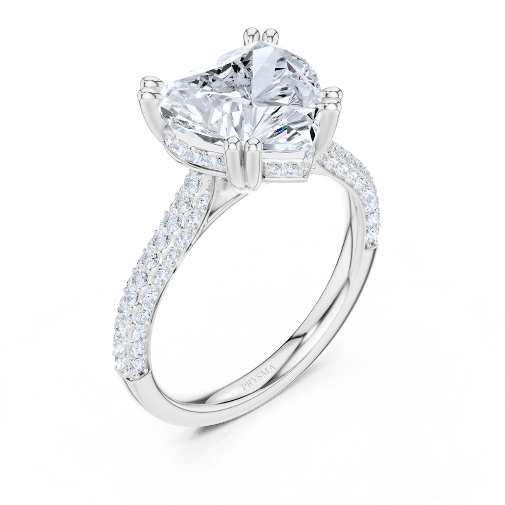 Amour Pavé Heart Ring
