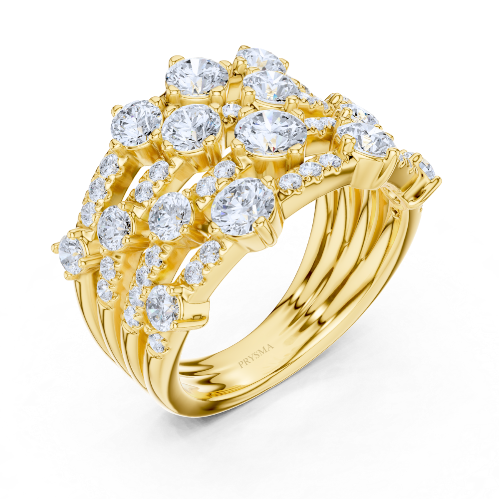 Radiance Crown Diamond Eternity Ring
