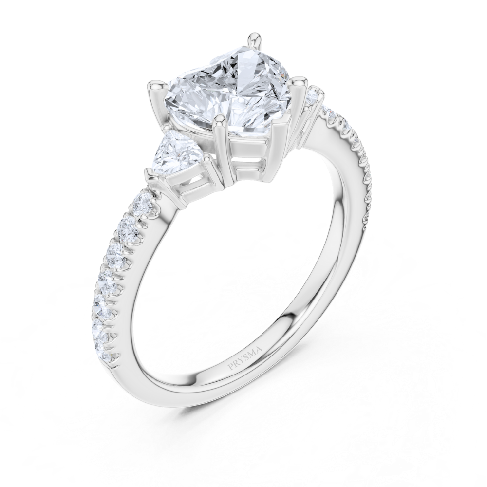 Enchanting Heart Serenade Ring